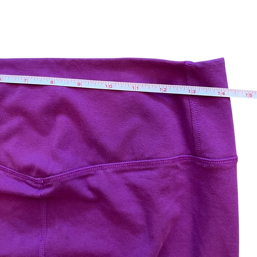 Nike Legend Tight Fit Dri-FIT Purple Red Wavy Stripe Capri Leggings 725095-556 L - Picture 6 of 8